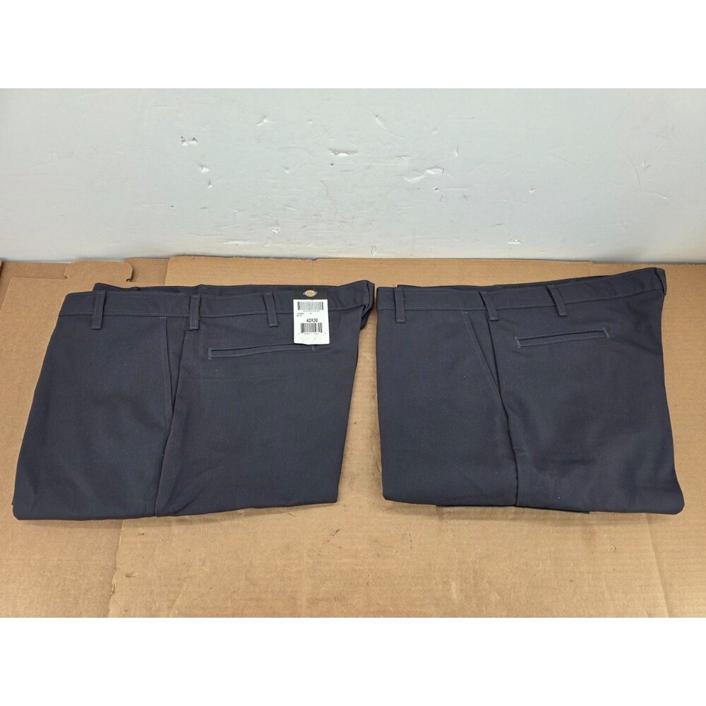 DICKIES LP600 RELAXED FIT INDUSTRIAL  MENS CARGO PANTS Gray 42x30 2 of